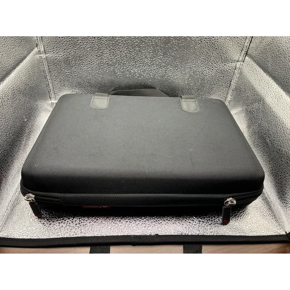 Hermitshell Hard Case for Professional MPK Mini MK3 MIDI Keyboard (Black+Red)